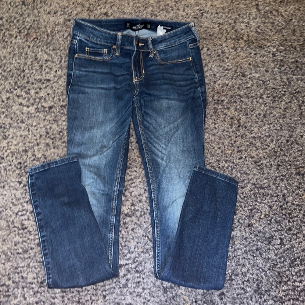 hollister womens jeans low rise super skinny 0 regular